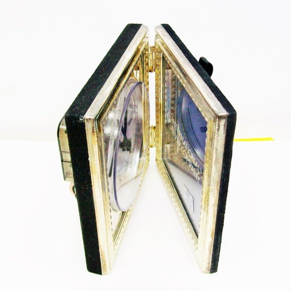 International Silverplate Clock Photo Frame Boxed - Picture 5 of 9